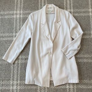 Koch cream blazer light jacket